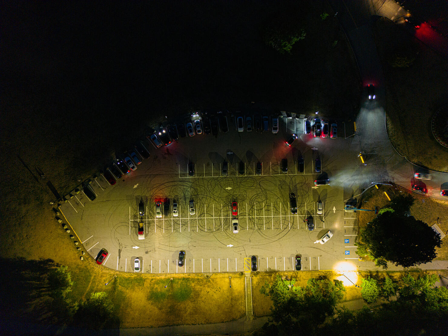 Doughnuts/Parking lot